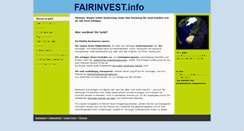 Desktop Screenshot of fairinvest.info